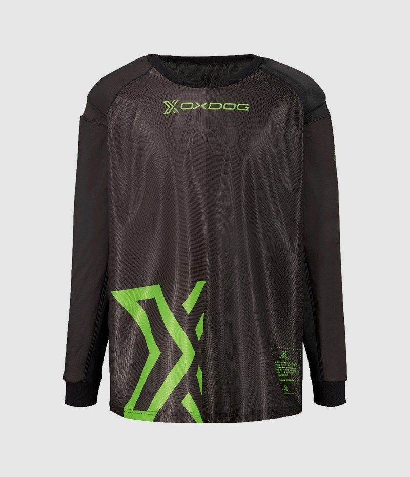 X2 Goalie Shirt SR svart/grön