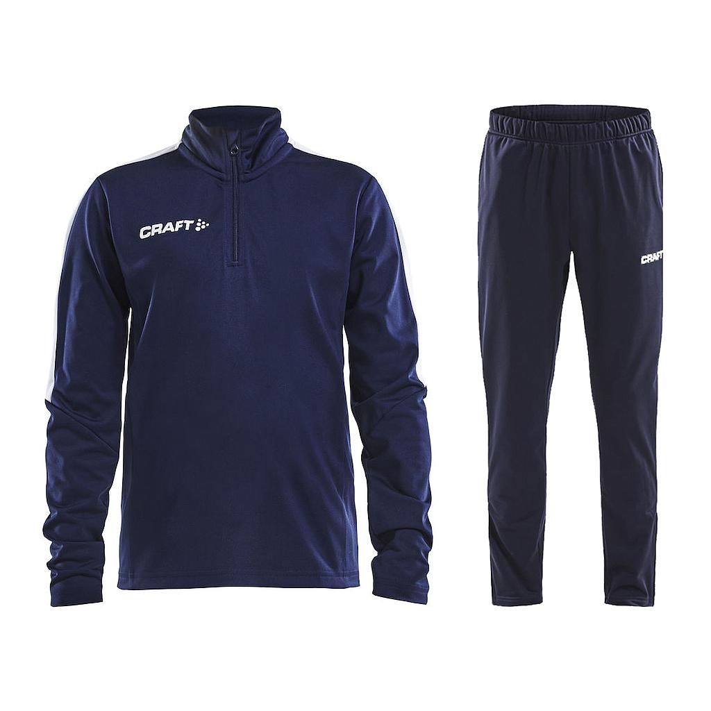 Progress Halfzip Kit Jr Marinblå